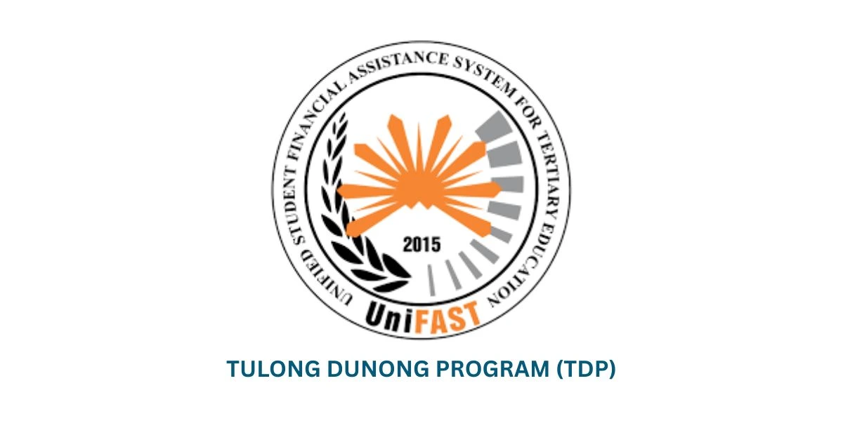 UniFAST Tulong Dunong Program (TDP) For Ongoing College Students