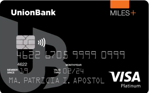 UnionBank Miles+ Platinum Visa Card