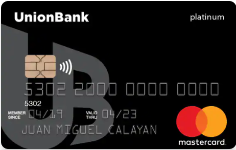UnionBank Platinum Mastercard
