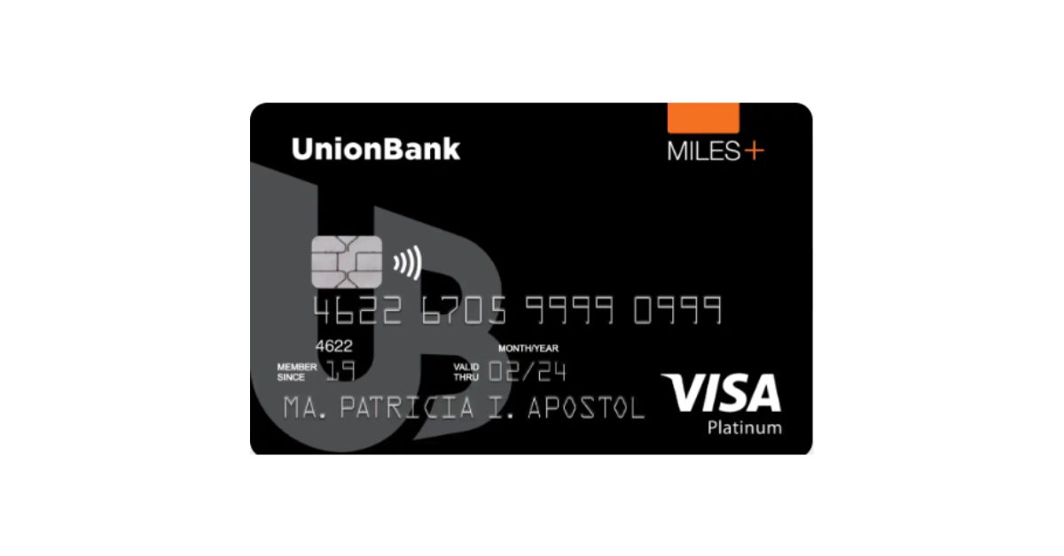 UnionBank Miles+ Platinum Visa Card