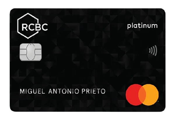 RCBC Black Card Platinum Mastercard